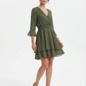 Vestido Verde Lunares