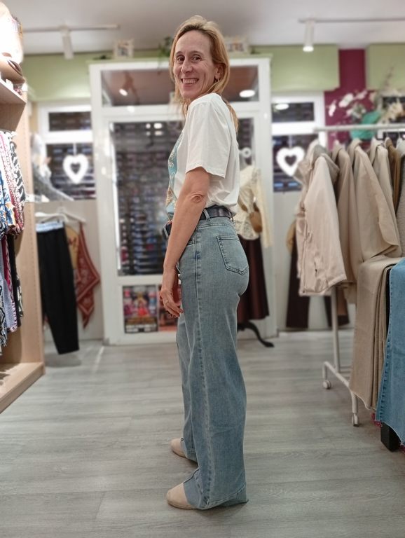Jeans Ancho Pespunte - Imagen 3
