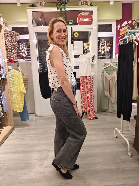 Jeans Ancho Pespunte - Imagen 3