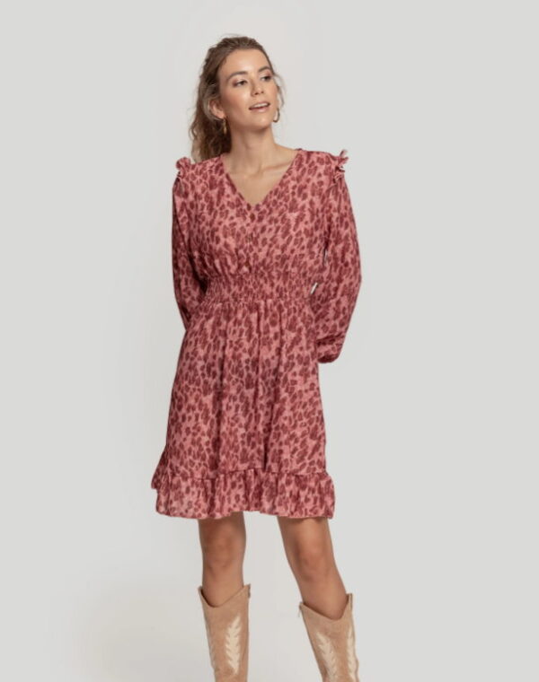 Vestido Print Rosa