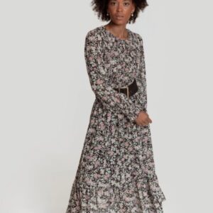 Vestido Largo Flores