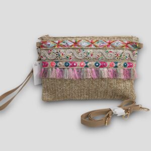 Bolso Mano Borlas