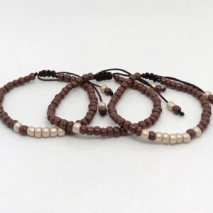 Trío Pulseras Marron/Kaki