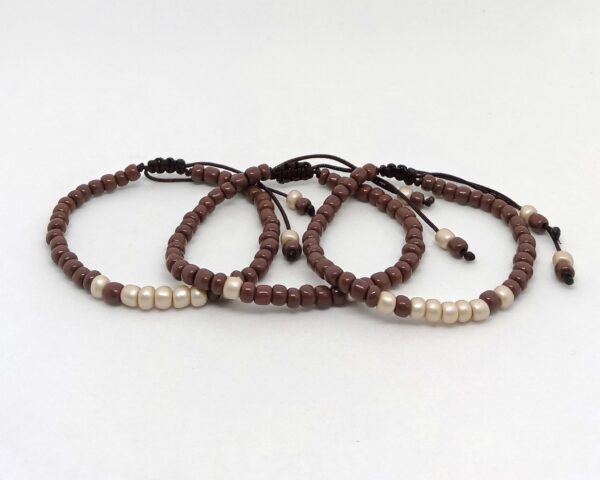Trío Pulseras Marron/Kaki