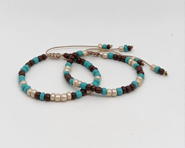 Pulsera Doble Dorado