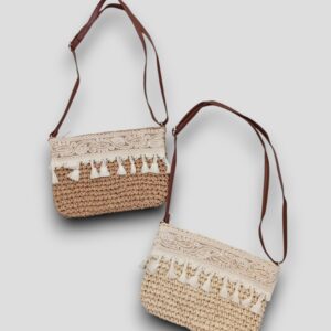 Bolso Rafia Borlas