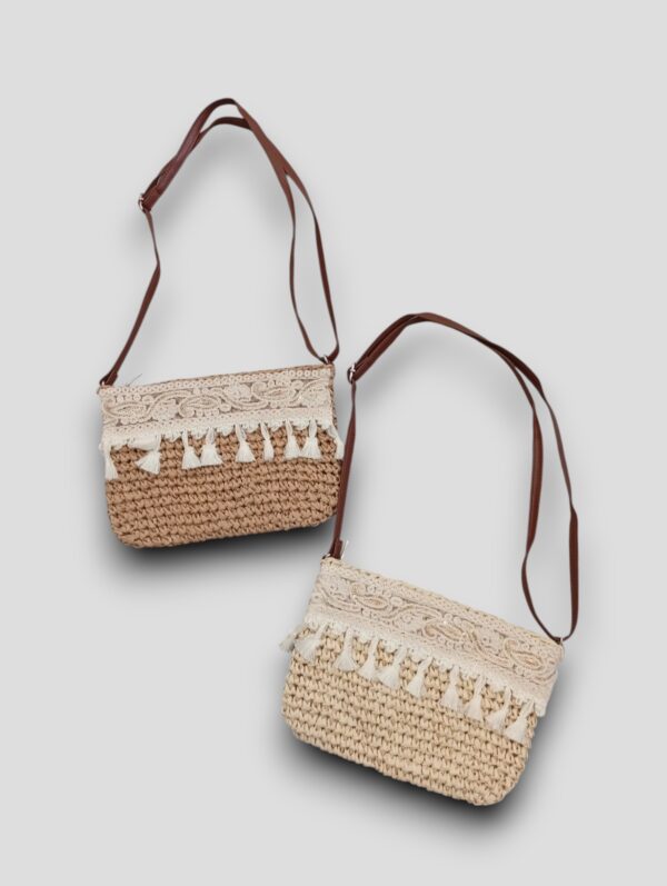 Bolso Rafia Borlas