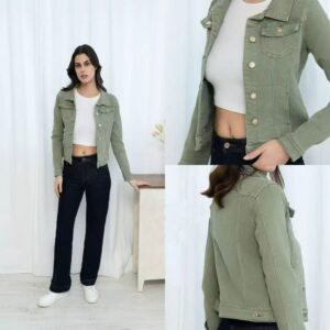 Cazadora Vaquera Verde