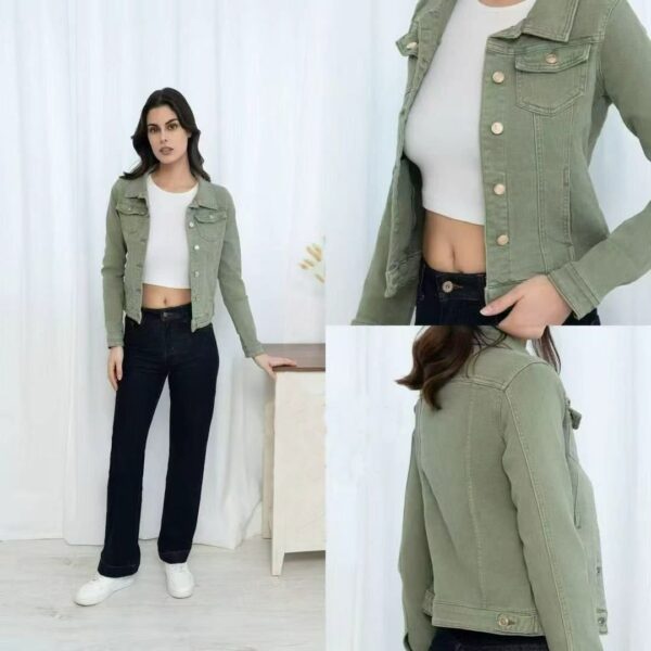 Cazadora Vaquera Verde