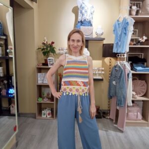 Pantalón Cintura Crochet