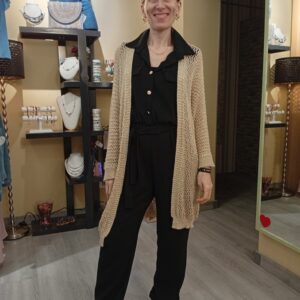 Chaqueta Calada Lurex