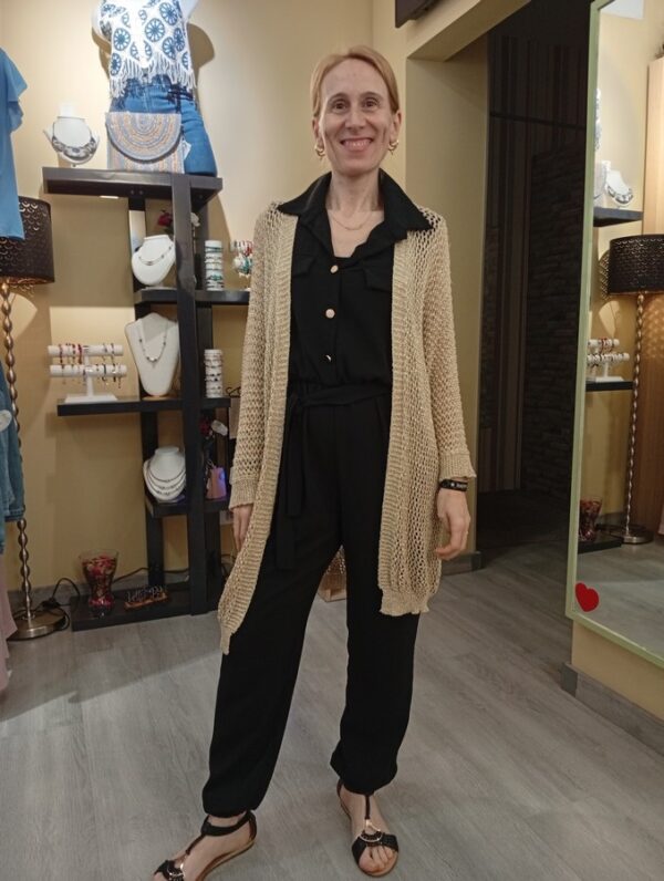 Chaqueta Calada Lurex