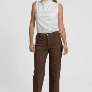 Pantalón Recto Bolsillos