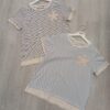 Camiseta Rayas Flor Crochet - Imagen 2